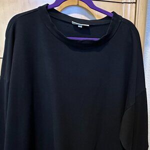 Bryn Walker  Black 3/4 Sleeve Womens Tunic - Size L